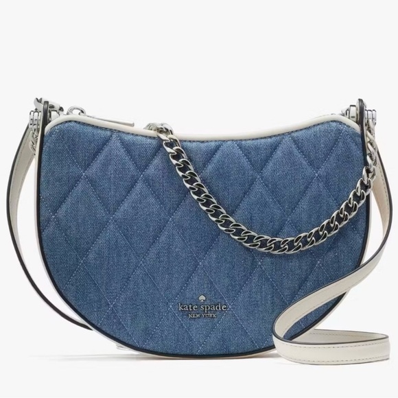 Kate Spade Carey Denim‎ Crossbody Bag - Picture 2 of 12